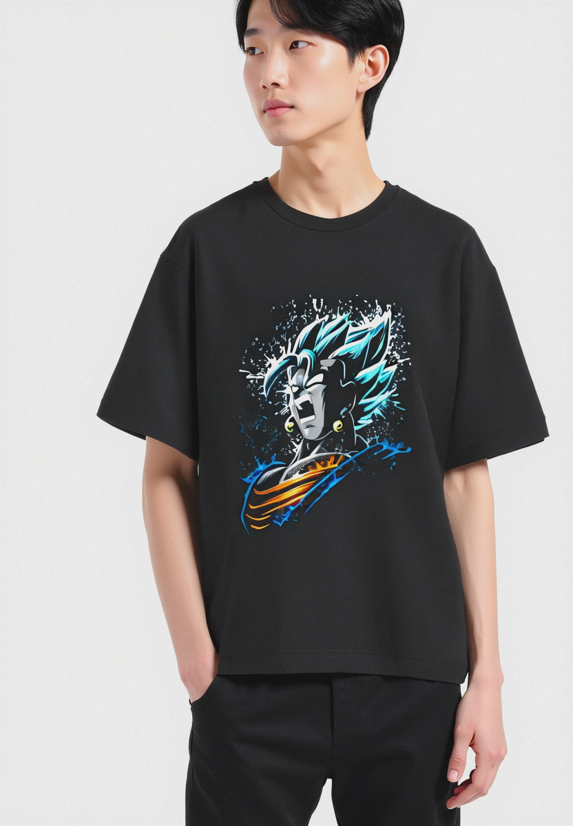 Epic Anime Fusion Graphic Oversized T-Shirt