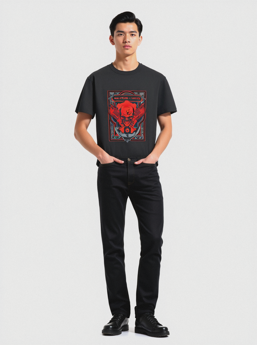 Gears of War Graphic Print Crew T-Shirt