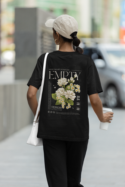 Floral Graphic Oversized Women’s T-Shirt