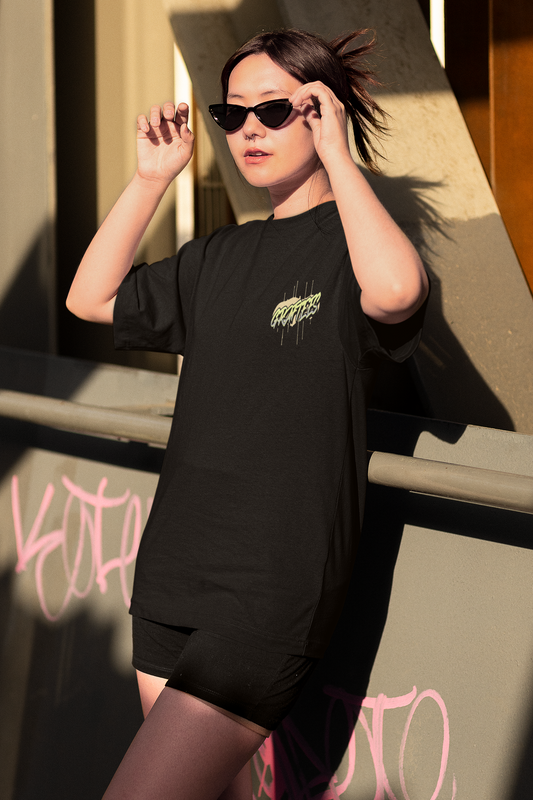 Floral Graphic Oversized Women’s T-Shirt