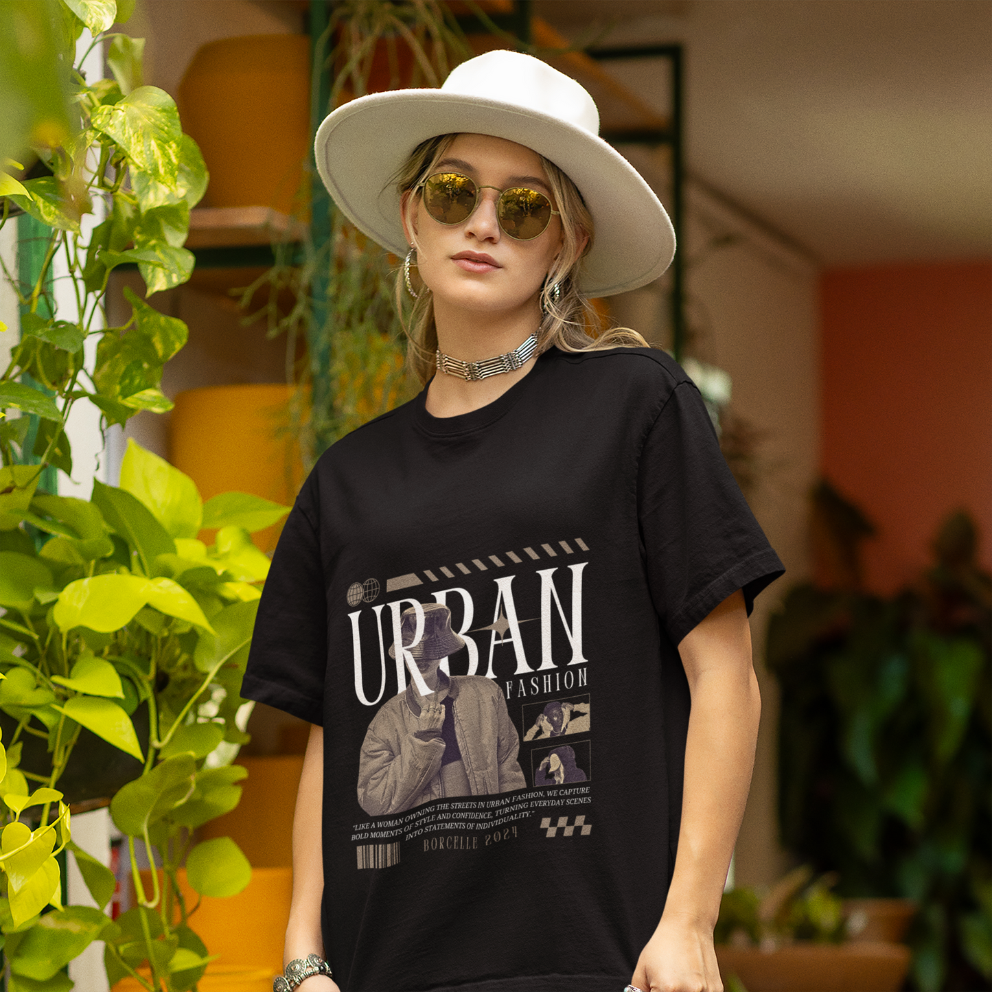 Urban Fashion Graphic Oversized Women T-Shirt